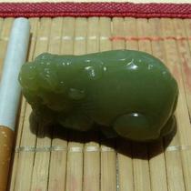 (Exquisite workmanship) (Jade material is warm and delicate) Qinghai Jade (yellow material) --- Pixiu pendant