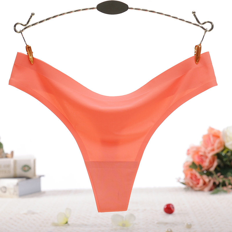 Sexy ren thong bông băng lụa một mảnh kích thước lớn cám dỗ đồ lót t quần sexy mỏng liền mạch đồ lót phụ nữ quần lọt khe siêu mỏng