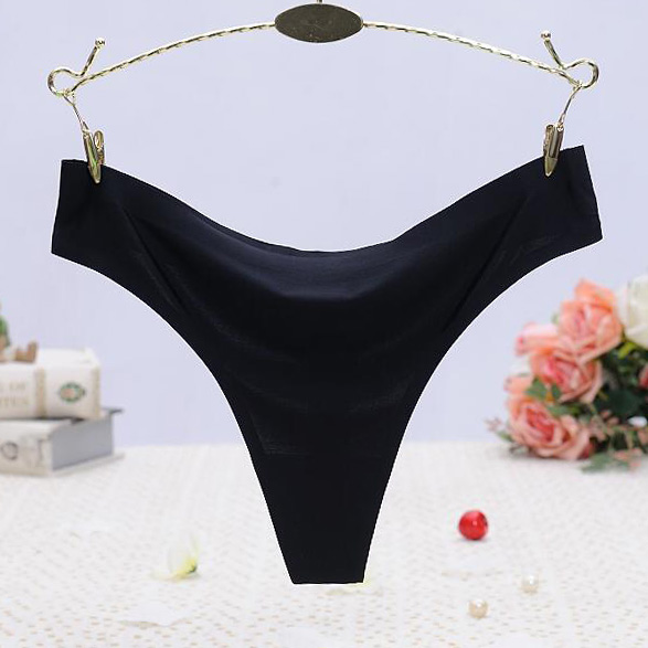 Sexy ren thong bông băng lụa một mảnh kích thước lớn cám dỗ đồ lót t quần sexy mỏng liền mạch đồ lót phụ nữ quần lọt khe siêu mỏng
