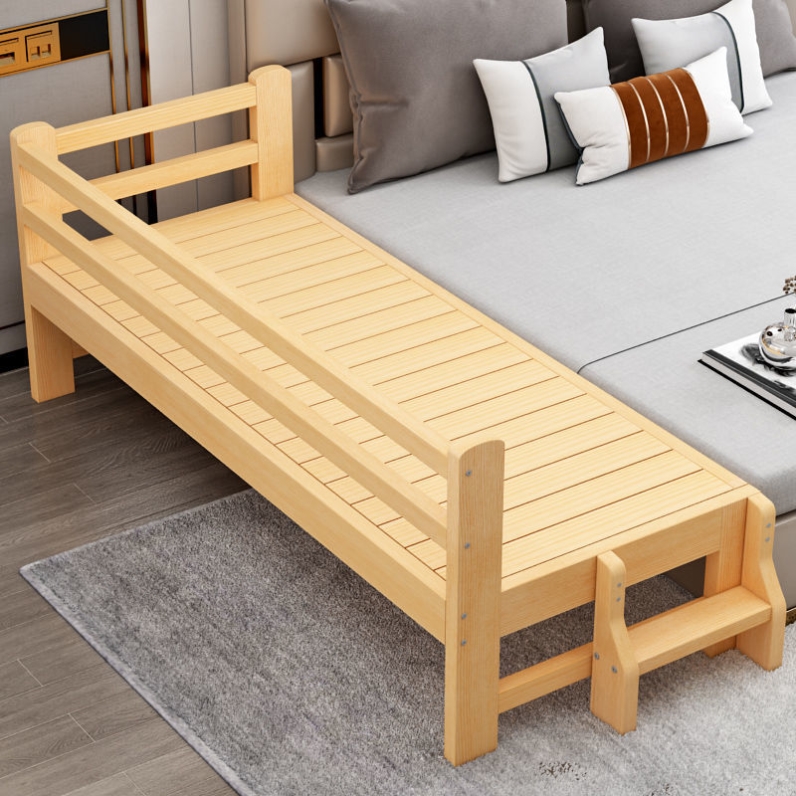 Bed widening splicing artifact foldable children formaldehyde-free solid wood spell bed widening adult lengthening artifact bedside bed
