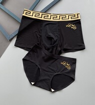 New couple underwear comfortable Lenzing modal breathable incognito black sexy couple underwear