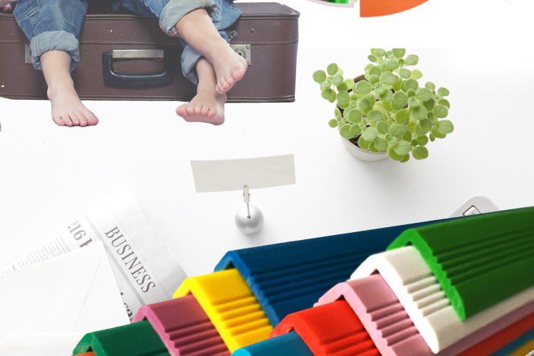 Trẻ em mẫu giáo dải chống va chạm của trẻ em làm dày và mở rộng dải bảo vệ góc dải bảo vệ góc dải bảo vệ góc PVC bộ bàn ghế học thông minh