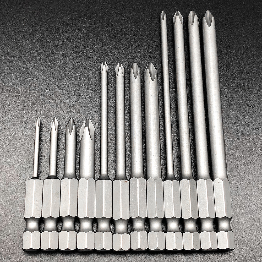 Cross bit imported S2 with strong magnetic 50 75 100 long 150 long electric drill bit nozzle Pneumatic pneumatic screwdriver screwdriver head