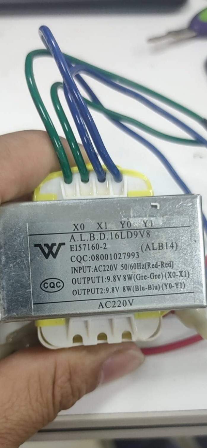 Custom power transformer EI57160-2 220V turns 9 8V 9 8V Air conditioning Main board Washing equipment used