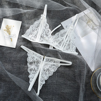  Transparent lace sexy pajamas hot three-point blood drops passion suit flirting small chest sexy underwear free