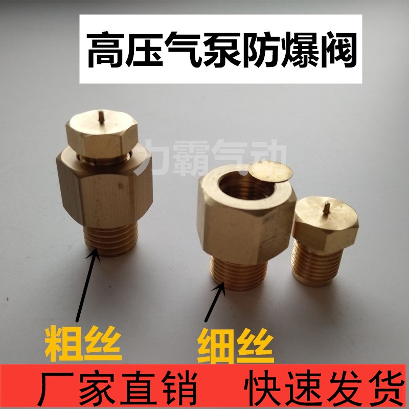 New high pressure pump 30mpa high pressure electric pump explosion-proof valve Copper safety valve explosion-proof screw