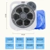 Quạt sạc tại nhà Văn phòng có thể sạc lại Sinh viên Solar Ký túc xá Giường Máy tính để bàn Quạt gió lớn ngoài trời - Quạt điện