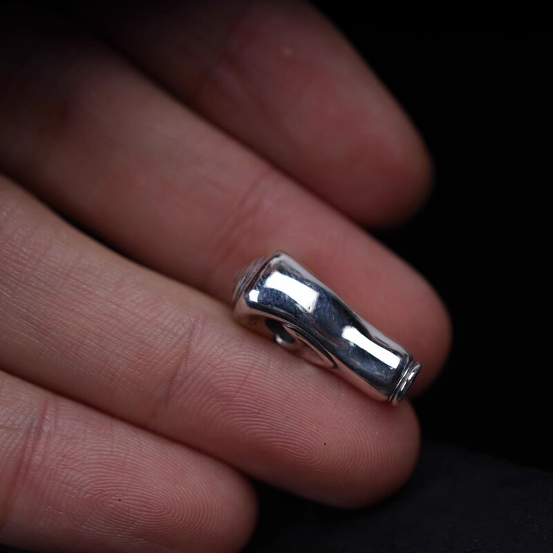 S925 Sterling Silver Submarine Three-Way Connector, Plain Silver Buddha Head Three-Way Connector, Versatile Conch Three-Way Connector, Tibetan-Style DIY Accessories