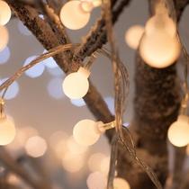 String lights Flash lights Wall decoration Decorative lights LED ball lights Room bedroom decoration Party ins colored lights