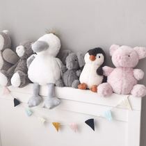 Cute plush toy doll super soft fabric Nordic style decoration Ragdoll small animal ornaments decoration