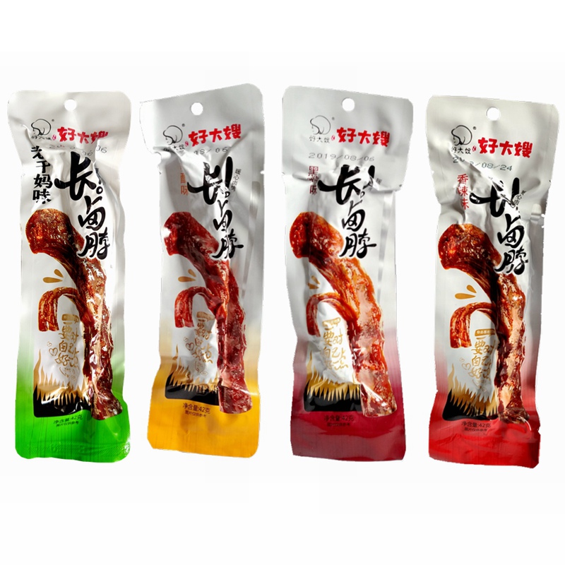 Good sister-in-law, long braised neck, sweet and sour flavor, spicy flavor, black duck flavor, Laoganma flavor, a whole chicken neck roasted flavor braised product