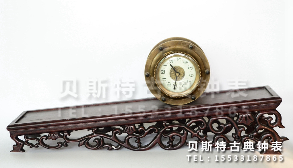 Roll - clock mechanical copper - copper - imitating palace court - style clock Antiquity old models - room movie props - clock