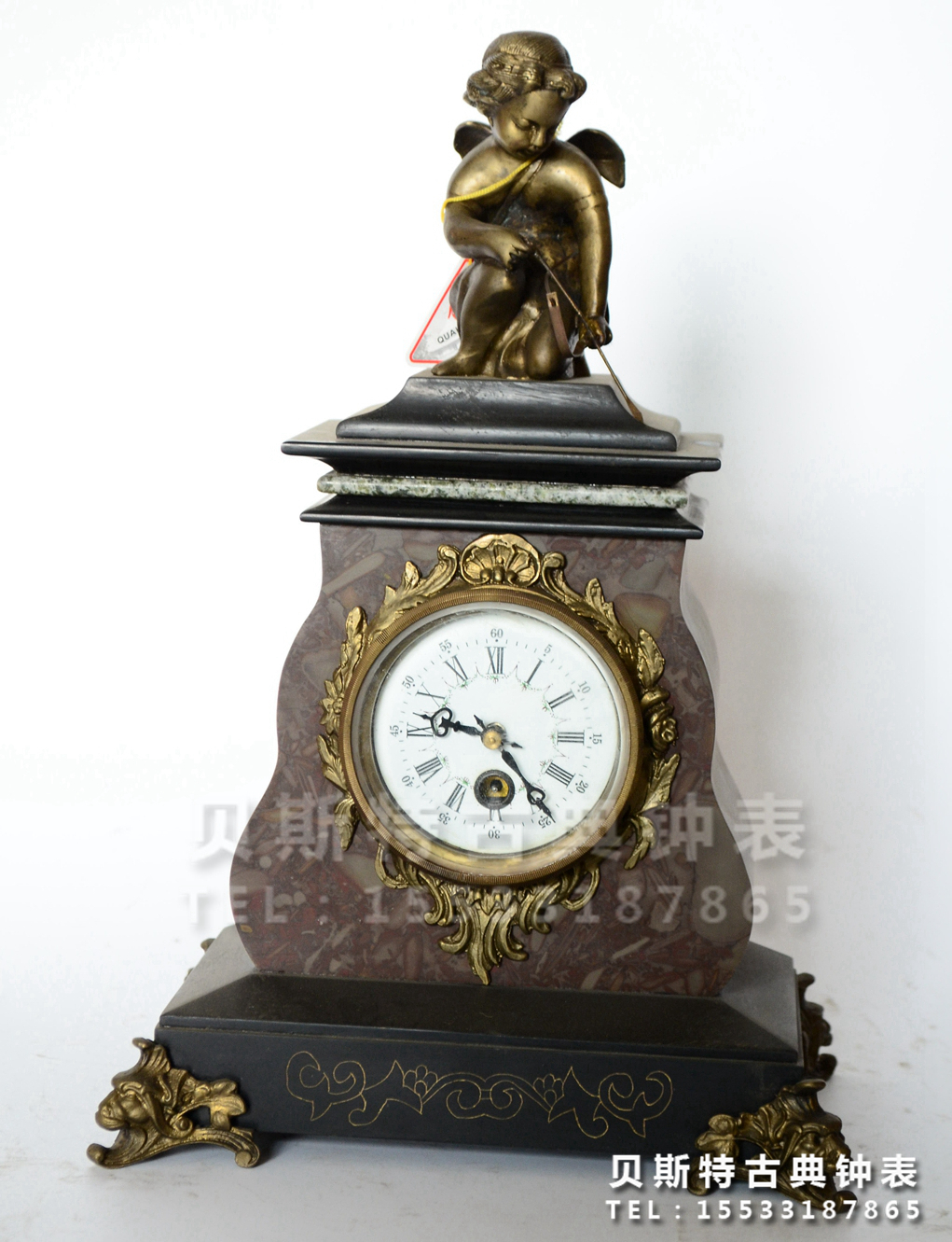 Eurostyle Machinery Muted Watch) Cast bronze bell imitation ancient seat clock) home decoration-like inter-plate furnishing)