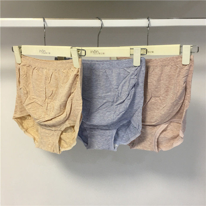 Pregnant counter belly antibacterial underwear high waist cotton cotton cotton cotton ring warm maternal shorts J52021