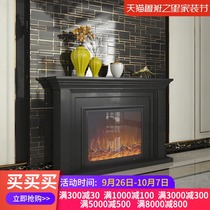 Hao impression simple and extravagant solid wood post-modern fireplace decoration cabinet American TV cabinet electric fireplace decoration background wall