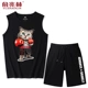 Áo vest thể thao nam phù hợp với thủy triều mùa hè giải trí thể thao Wukong áo thun không tay mặc cotton thủy thủ thương hiệu vest - Áo vest cotton khoác vest nam