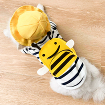 Net red puppy dog clothes summer thin milk cat Teddy pet Bixiong Bomei spring and autumn small dog summer