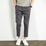 Летние трендовые шелковые штаны для отдыха, свободный прямой крой