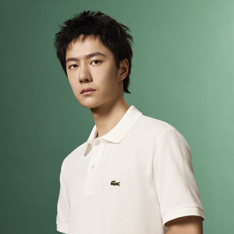 [Same Style as Wang Yibo] Lacoste French Crocodile Men's Pure Cotton Short-Sleeved Lapel Polo Shirt | L1212
