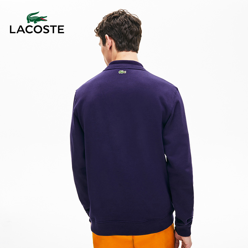 LACOSTE 法国鳄鱼 休闲套头圆领棉质 男式卫衣 S码3.8折.8 海淘转运到手约￥400