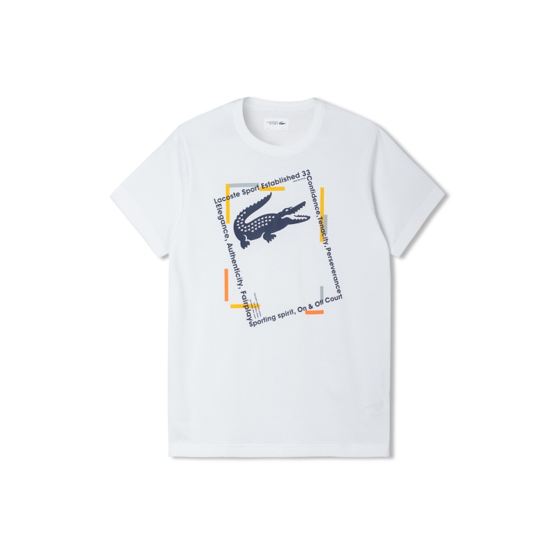 LACOSTE (French crocodile) mùa xuân và mùa hè nam ngắn tay T-shirt TH3361L1