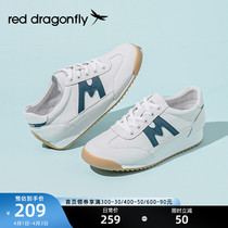 Red Dragonfly Small White Shoes Women Spring New Aganshoes Casual Shoes Sports Tide-Bottom Old Daddy Shoes WTB11092