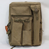 Large painting bag Chinese painting special sketching bag Large capacity 50x70cm large canvas painting bag Art student painting bag