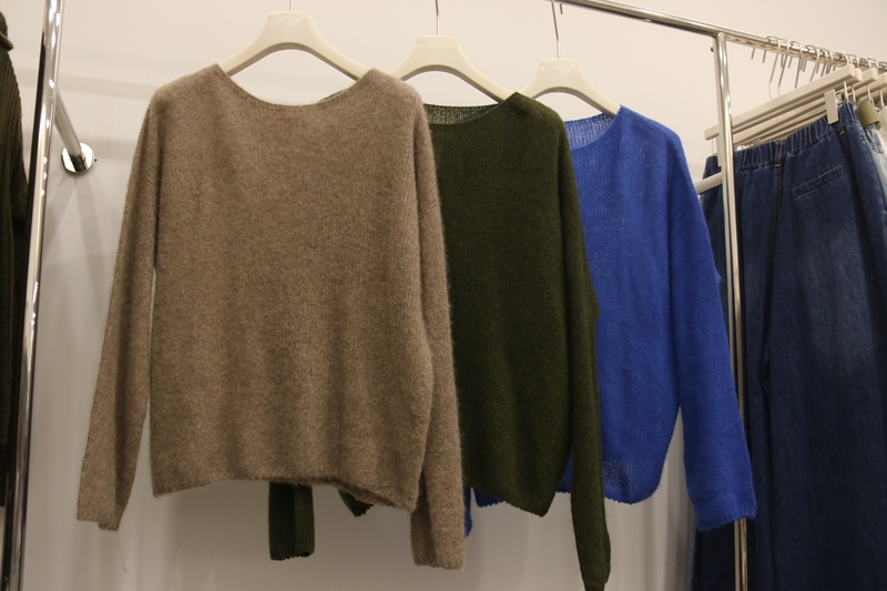 Hand Made88016 Lazy Style One-Line Collar Seamless Knit Sweater Loose Versatile Long-Sleeve Sweater Top Hand Made88016 Lazy Style One-Line Collar Seamless Knit Sweater Loose Versatile Long-Sleeve Sweater Top