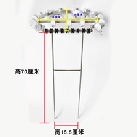 Ширина 15,5 см, высота 70 см. 15 коробок белого цвета (круглая рамка из алюминиевого сплава).