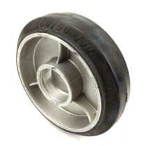 Manual forklift hydraulic truck special mute wheel aluminum core wheel rubber wheel fork wheel 160*50