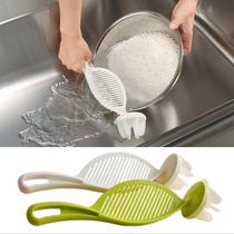 Japan original imported kitchen gadget products Rice taker rice spoon rice washer drain