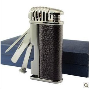 (Jiangnan smoking set) Baicheng pipe lighter with pressure stick tool gift box Tiangong 1#