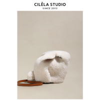 [Sirena] Lamb fur rabbit bag plush furry bag cute plush furry women's bag single shoulder crossbody bag women's spring
