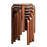 Хеннис сплошной древесиной табурет. Домохозяйственная деревянная скамейка, гостиная, мода, простой маленький карликовый стул круглый стул Деревянный стул и табурет можно сложить