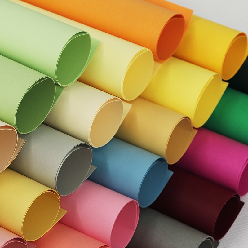 Orthiness full opening 250 gr Dutch color card background paper thick cardboard handmade kindergarten large sheet color paper jam