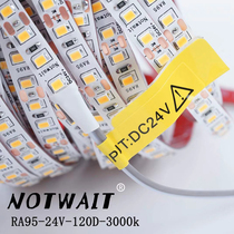 Resistant to simple point LED strip light with living room ceiling line light 24v soft light strip patch light emitting line light RA95