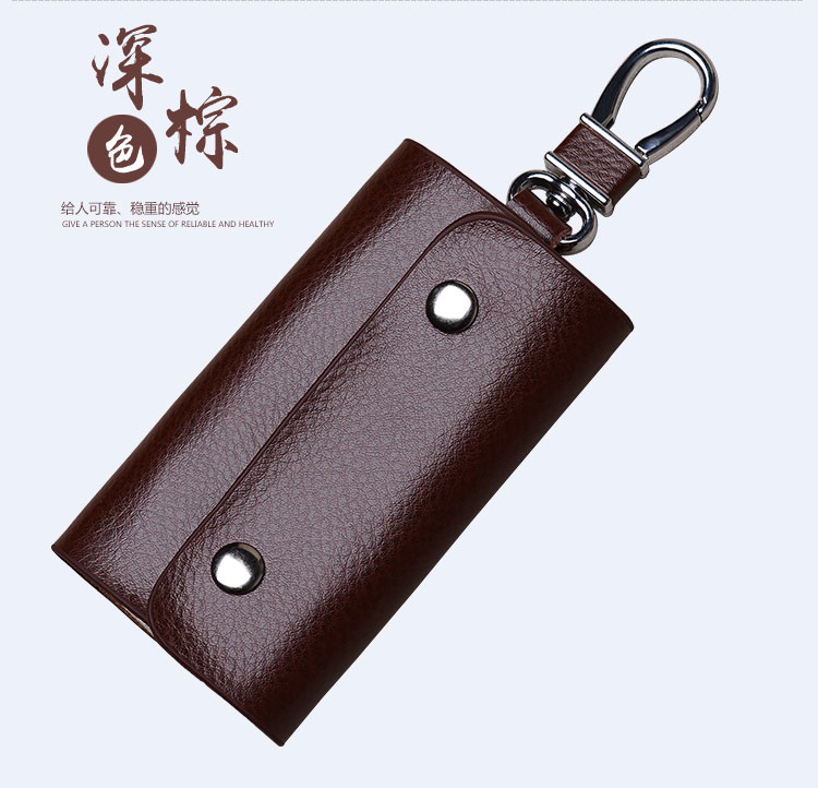 Túi da khóa đặc biệt cung cấp cho nam Da thắt lưng khóa túi xách tay nữ mang theo móc chìa khóa xe mang túi móc khóa sen