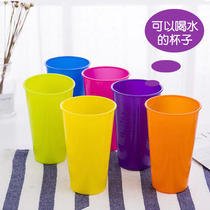 Kindergarten small and middle class cup toy performance area Orff cup dance song plastic prop cup handmade puzzle area