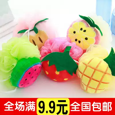 Children's bath towel, bath ball, bath towel, cartoon newborn sponge, bath towel, baby bath cotton, baby bath sponge