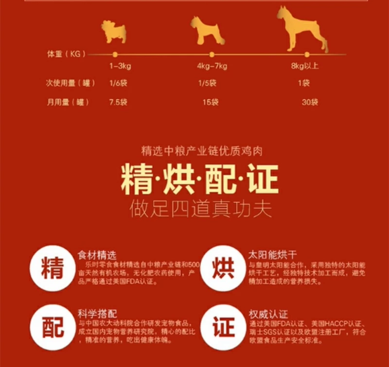 Le Shi dog snack pet dog snack gà mật ong gà xoắn dây 400g gà dải men vi sinh