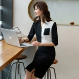 Осенняя рубашка, модный комплект, форма для работы, в корейском стиле, изысканный стиль