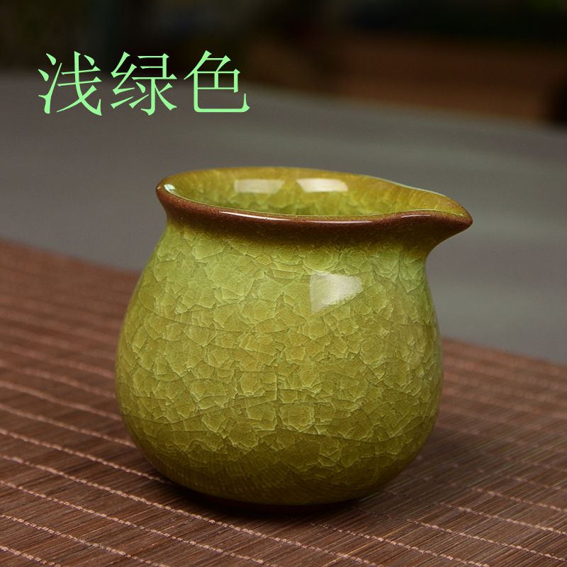 Ice nứt gốm đầy màu sắc ấm trà đặt trà men men rò rỉ trà biển kungfu ấm trà cát màu tím tính năng nồi duy nhất ấm trà bình pha trà có lõi lọc