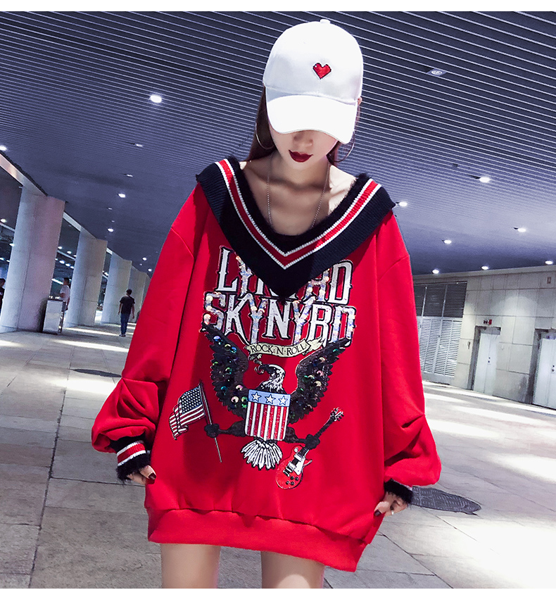 Sweatshirt femme en Coton - Ref 3217422 Image 7