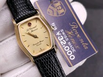 20-09-17 on the new 90 s antique stock brand new Swiss lofenda gold small wine barrel quartz womens watch