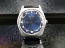 60s Rare antique Japanese Citizen Blue plate Crosshair 0201 hand-wound mechanical Mens Watch