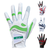 South Korea KG Golf Gloves Mens Lambskin Sports Left-hand Golf Gloves Breathable Wear-resistant Foreign Trade