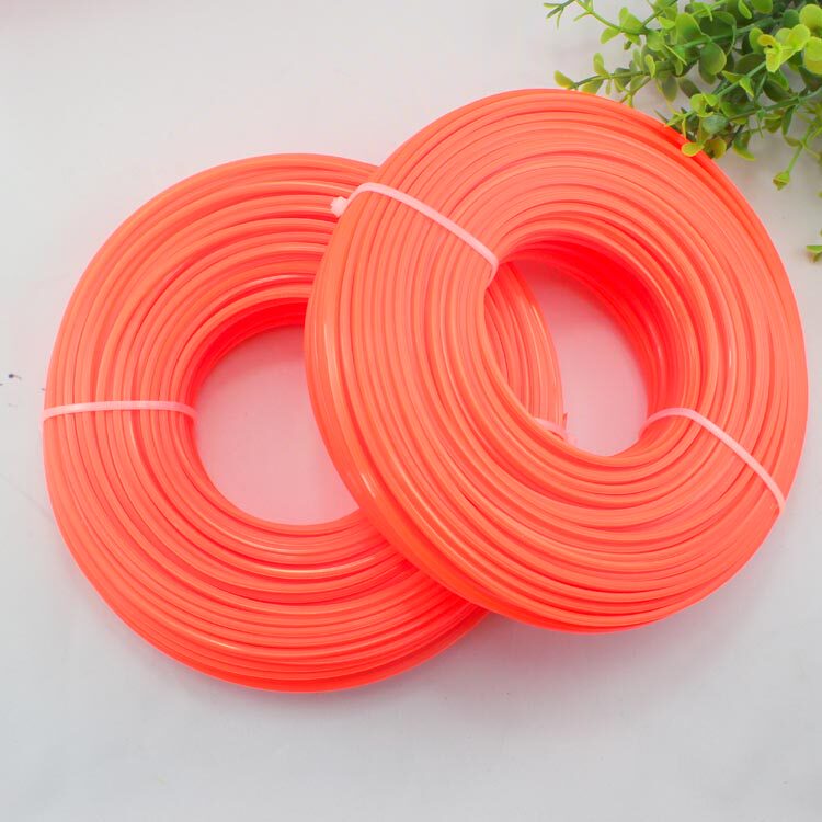 Real energy mower beat straw rope imported abrasion resistant universal steel wire nylon round square twist serrated rope plastic line 