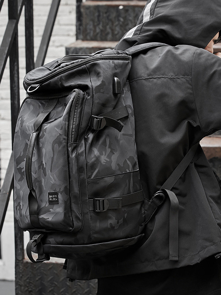 Backpack men's large capacity super large function mountaineering travel Basketball sports fitness school bag Men's travel backpack