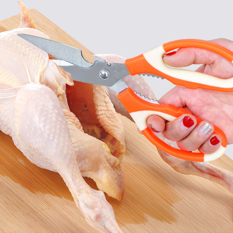 Chicken Bone Scissors Kitchen Powerful Stainless Steel Multifunction Kitchen Fish Scale Scissors Kitchen Scissors
