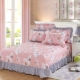 Cotton thành viên giường treo lên / ba mảnh bông bông bông pad quilting tấm dày kang Hàn Quốc chăn - Trải giường ga nệm 1m8